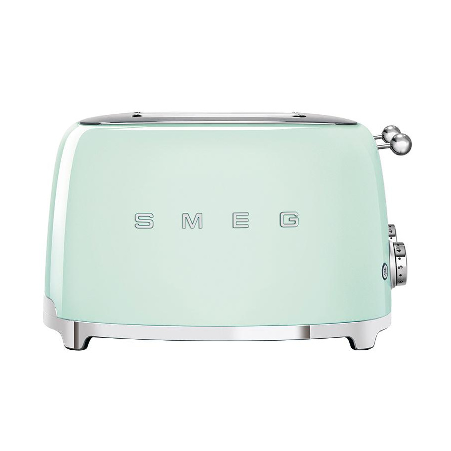 Smeg - TSF03 4-Scheiben Toaster - pastellgrün/lackiert/2x 6 Röstgradstufen/BxHxT 32x20x30cm von Smeg