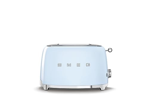 Smeg Toaster, 2 Scheiben, 50er Jahre, Blau von Smeg