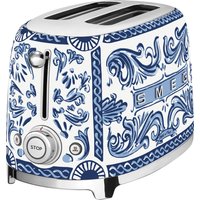 SMEG DOLCE & GABBANA Toaster "TSF01DGBEU" 2 Schlitze für 2 Scheiben 950 W Limited Edition Dolce & Gabbana Blue Mediterraneo von Smeg Dolce & Gabbana