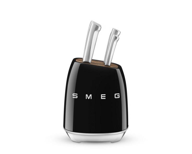 Smeg Zubereitungsmesser KBSF02BL Messerblock-Set Schwarz von Smeg