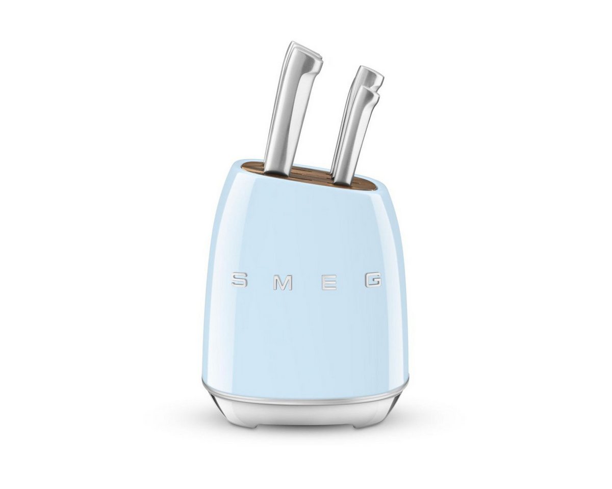 Smeg Zubereitungsmesser KBSF02PB Messerblock-Set Pastellblau Smeg Zubereitungsmesser KBSF02PB Messerblock-Set Pastellblau von Smeg
