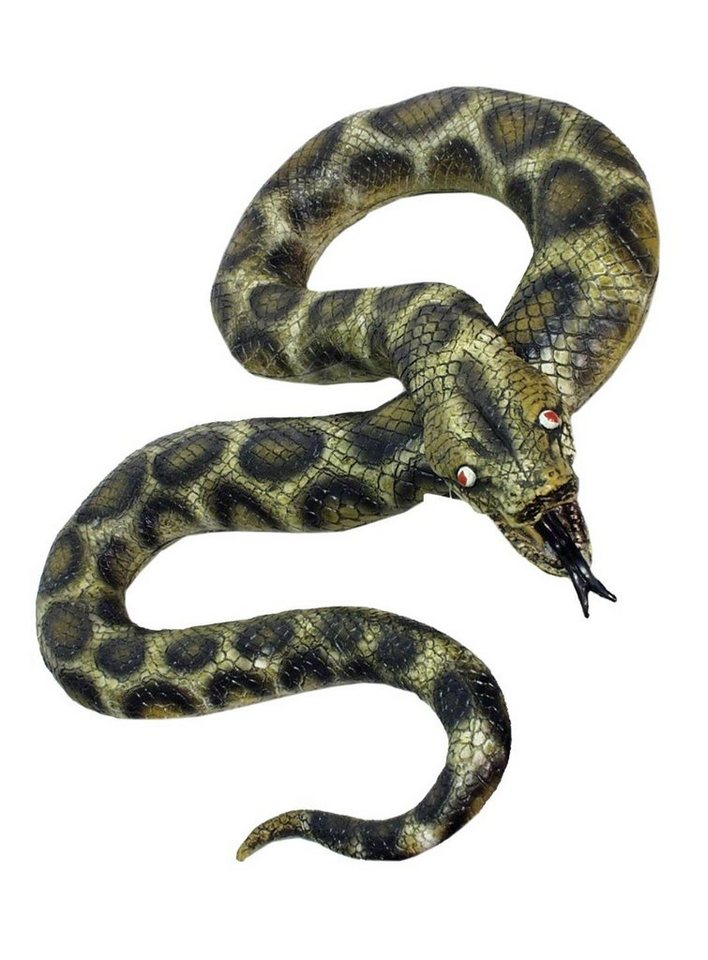 Smiffys Dekofigur XXL Schlange 180cm - Horror Halloween Deko Outdoor von Smiffys