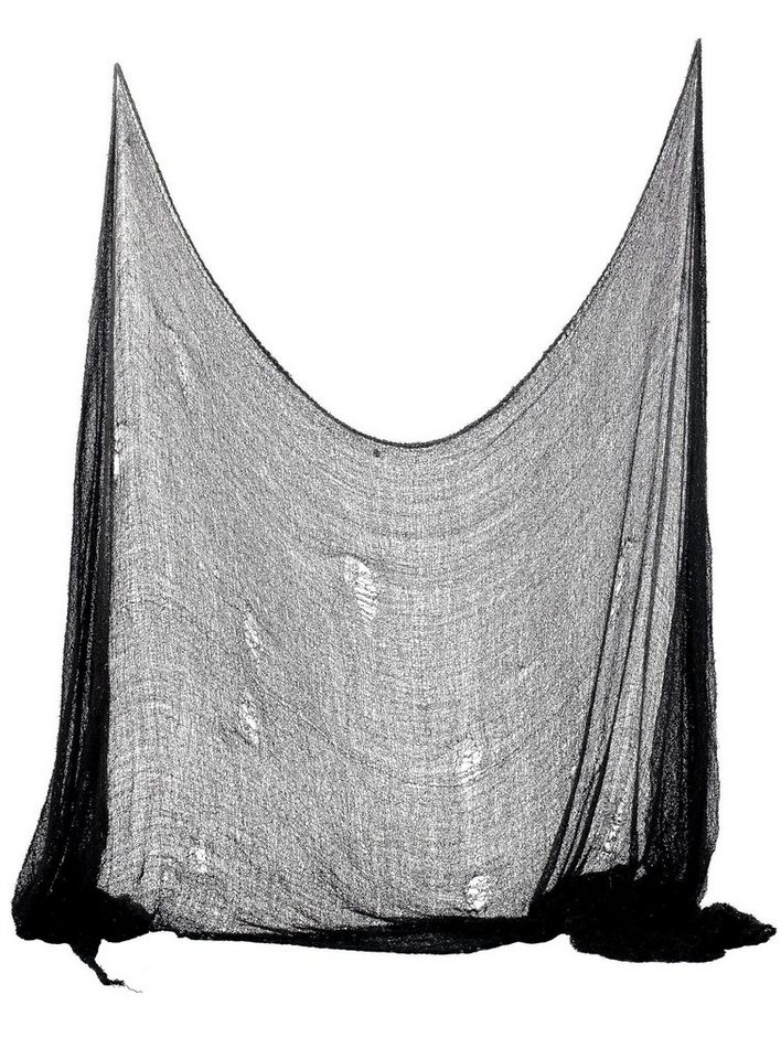 Smiffys Dekoobjekt Tuch schwarz zerschlissen - Horror Halloween deko, Horror Halloween deko Smiffys Dekoobjekt Tuch schwarz zerschlissen - Horror Halloween deko, Horror Halloween deko von Smiffys