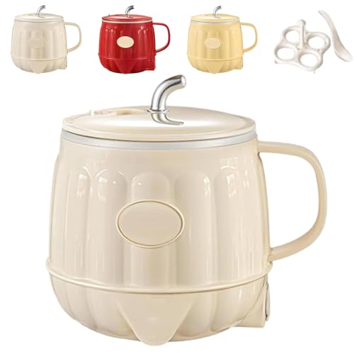 Multifunction Electric Heated Milk Cup,Rechargeable 3-in-1 Portable Multifunction Mini Electric Heater Cup for Coffee/Tea/Oatmeal, Auto Shut-Off,Home/Office/Travel Use (White) von Smilamo