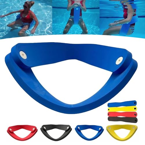 Smilamo Civilizek Water Recliner Chair,Grand Floats Float-N-Fold Water Chair,Civilized 3 in 1 Foldable Non Inflatable Foam Floating Lounger Chairs,Summer Pools Party Seats (Blue) von Smilamo