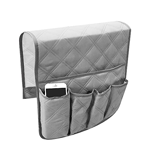 Sofa Organizer, Sofa Armlehne Organizer, Langlebiger Soft Caddy Organizer, Stoffaufbewahrungsbeutelhalter, wasserdichte Sofa Couch Stuhl Armlehne, Robuster Soft Caddy Organizer Halter von Smilbaley