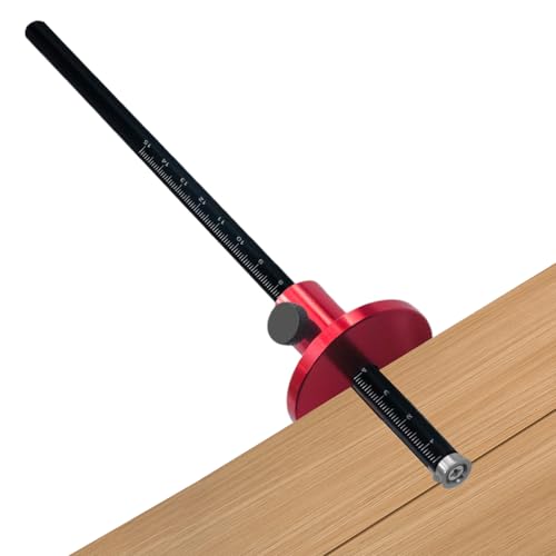 Holz-Anreißwerkzeug | Zeichengerät Aus Aluminiumlegierung Für Holz | Holzanreißgerät Parallele Linien Zeichenhilfe Für Massivholzplatten Verbindung von Smileshiney