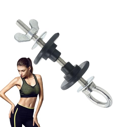 Smileshiney Augenschrauben mit Muttern,Robuste Edelstahl Gewindebolzen Mit Vierkant Mutter - Gestellbefestigungen Für Die Installation Von Wandmontierten Spülkästen Mit Interner Mechanischer Boden von Smileshiney