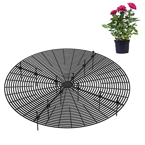 Smileshiney Blumentopfgitter Rund 52 cm Pflanzenschutz Katzen Innen, Blumentopf Schutzgitter, Blumentopfgitter Bodenschutzabdeckung, Blumentopf Gitter Schwarz, Blumentopf Schutz Vor Katzen Und Hund, Smileshiney Blumentopfgitter Rund 52 cm Pflanzenschutz Katzen Innen, Blumentopf Schutzgitter, Blumentopfgitter Bodenschutzabdeckung, Blumentopf Gitter Schwarz, Blumentopf Schutz Vor Katzen Und Hund, von Smileshiney