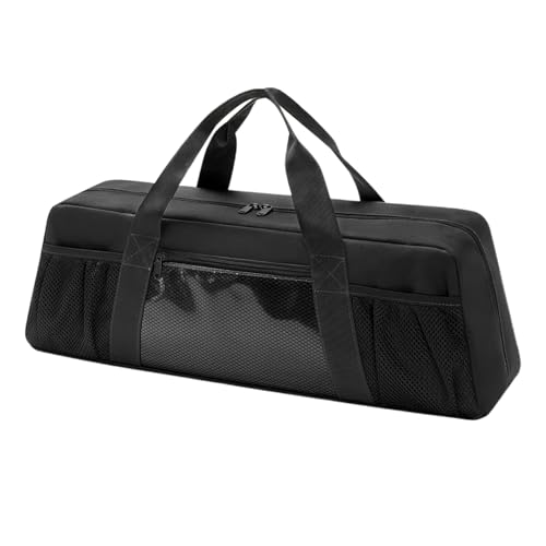 Smileshiney Grillwerkzeug-Aufbewahrung, 55,9 x 16,5 x 18,3 cm, großer Koffer mit ergonomischen Griffen, tragbarer Träger für Camping, Grillen im Freien von Smileshiney