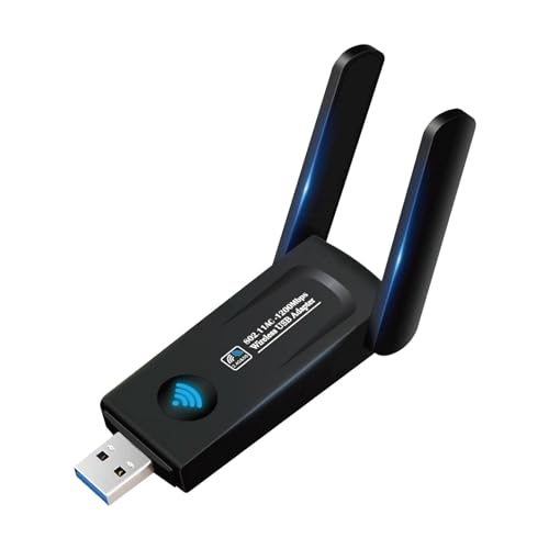 Smileshiney PC-WLAN-Antenne, PC-Wireless-Antenne | PC-Teile,Hochgeschwindigkeits-PC-WLAN-Karte, PC-Wireless-Adapter, Nahtloser Plug-and- -Konnektivitäts-Wireless-Adapter für PC, verbessert die von Smileshiney