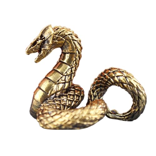 Smileshiney Schlangenfigur, Schlangenstatue zum Mondneujahr - Schlangenskulptur Ornament | 2025 Chinesisches Neujahr Schlangenstatue, Feng Shui Dekor Chinesische Schlangenfigur Neujahrsschlangenfigur von Smileshiney
