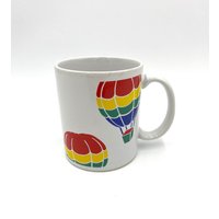 1 Regenbogen-Tasse, Luftballons, Kaffeetasse, Vintage-stil, Ftd Pick Me Up Bouquet von SmileyFinds1