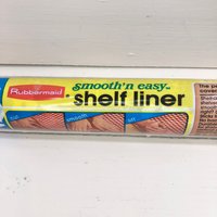 1983 Rubber Maid 5420 Floral Grau Und Weiß 5Ft X 20In Breite Regaleinlage von SmileyFinds1