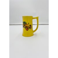 Autos Vintage Modell T Gelbe Tasse 1903 Dion Bouton Werbung Sammler Keramiktasse von SmileyFinds1
