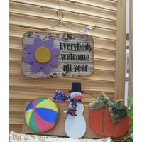 Jeder Willkommen Das Ganze Jahr Mit Wechselbaren Jahreszeiten Jeder Willkommen Das Ganze Jahr Mit Wechselbaren Jahreszeiten von SmileyKats