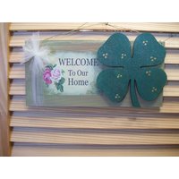 Kleeblatt Welcome Home Schild St. Patrick's Day von SmileyKats