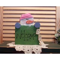 Welcome Joy Schneemann Schild Welcome Joy Schneemann Schild von SmileyKats