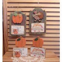 Wende Herbst/Herbst Und Urlaub Grußblöcke Aufhängen Wende Herbst/Herbst Und Urlaub Grußblöcke Aufhängen von SmileyKats