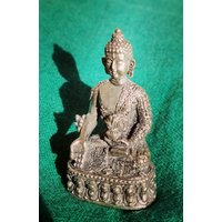 Schöne Kleine, Aber Sehr Feine Tibet. Medizin Buddha-statue Silber, Miniatur von SmilingTaraShop