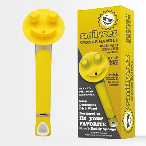 Daddy Handle Seifenspender Griff für den Scrub Daddy Schwamm von Smilyeez