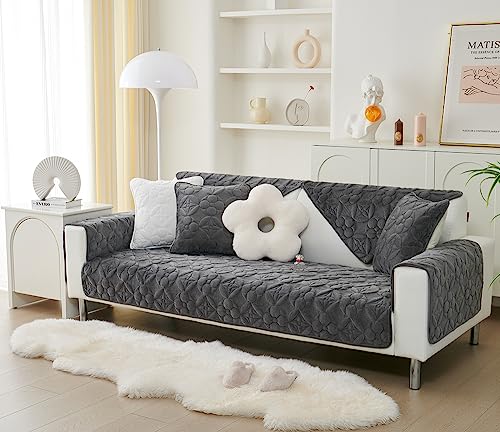 Sofabezüge/Sofabezug, Sofa/Couch überzug/überwurf, Sofaschoner rutschfest, Warmer Super Weicher Decke Bezüge für Sofa L Form/U Form/Ecksofa 3/2/1 Sitzer, Sofaschutz Hund Katze von Smingm