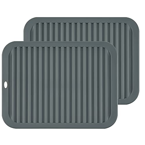 Smithcraft Silikon-Untersetzer für heiße Gerichte, Töpfe & Pfannen, heiße Pads für die Küche – wasserdichte Untersetzermatte, hitzebeständige Matte für Quarz-Arbeitsplatten Set 2 dunkelgrau Smithcraft Silikon-Untersetzer für heiße Gerichte, Töpfe & Pfannen, heiße Pads für die Küche – wasserdichte Untersetzermatte, hitzebeständige Matte für Quarz-Arbeitsplatten Set 2 dunkelgrau von Smithcraft