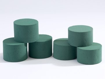 6 x Oasis Ideal Round Cylinder Wet Foam for Florist Floral Craft Flowers Floristry Designs & Displays by Smithers Oasis 6 x Oasis Ideal Round Cylinder Wet Foam for Florist Floral Craft Flowers Floristry Designs & Displays by Smithers Oasis von Smithers Oasis