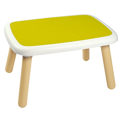 Smoby - Kid Tisch Lime - Stylischer Design-Kindertisch der Kid-Möbellinie, ideal für In- und Outdoor, mit UV-stabiler Kunststoff und stabilen Tischbeinen, ab 18 Monaten von Smoby