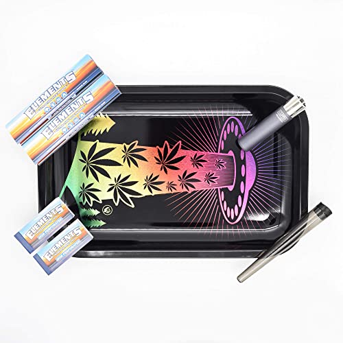 420 UFO Neon Large Rolling Tray Set - Mischeschale Stoner Kit/Kiffer Box mit Clipper, Longpapers, Filter Tips und Joint Tube - perfektes Kiffergeschenk! 420 UFO Neon Large Rolling Tray Set - Mischeschale Stoner Kit/Kiffer Box mit Clipper, Longpapers, Filter Tips und Joint Tube - perfektes Kiffergeschenk! von Smokerhontas