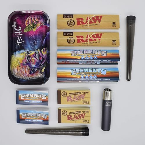 Einstein T=HC2 Metalldose Box mit Rolling Tray Stoner Set/Kiffer Kit mit Clipper, Longpapers, Filtertips und Joint Tubes - perfektes Kiffergeschenk! Einstein T=HC2 Metalldose Box mit Rolling Tray Stoner Set/Kiffer Kit mit Clipper, Longpapers, Filtertips und Joint Tubes - perfektes Kiffergeschenk! von Smokerhontas