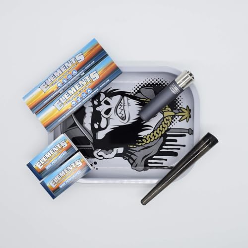 OG 420 Monkey Rolling Tray Set - Mischeschale Stoner Kit/Kiffer Box mit Clipper, Longpapers, Filter Tips und Joint Tube - perfektes Kiffergeschenk! OG 420 Monkey Rolling Tray Set - Mischeschale Stoner Kit/Kiffer Box mit Clipper, Longpapers, Filter Tips und Joint Tube - perfektes Kiffergeschenk! von Smokerhontas