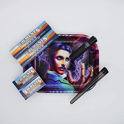 Smokerhontas Tesla High Voltage Rolling Tray Set - Mischeschale Stoner Kit/Kiffer Box mit Clipper, Longpapers, Filter Tips und Joint Tube - perfektes Kiffergeschenk! Smokerhontas Tesla High Voltage Rolling Tray Set - Mischeschale Stoner Kit/Kiffer Box mit Clipper, Longpapers, Filter Tips und Joint Tube - perfektes Kiffergeschenk! von Smokerhontas