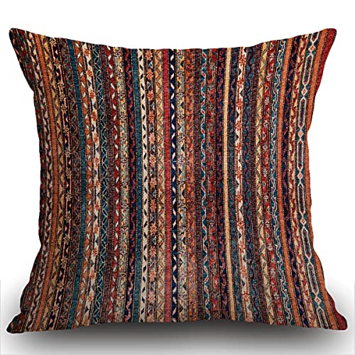 Smooffly Türkischer Kissenbezug, 45 x 45 cm, Vintage-Stil, persisch, orientalisch, türkischer Teppich, doppelseitig, quadratisch, 45 x 45 cm Smooffly Türkischer Kissenbezug, 45 x 45 cm, Vintage-Stil, persisch, orientalisch, türkischer Teppich, doppelseitig, quadratisch, 45 x 45 cm von Smooffly