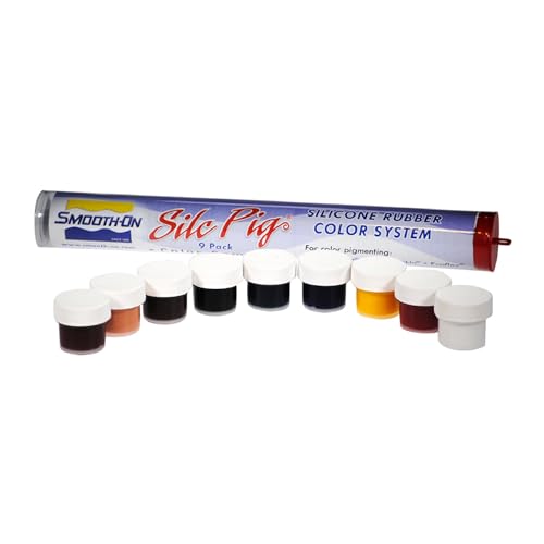 Silc-Pig Silicone Pigment 9-Pack Colour Sampler von Smooth-On