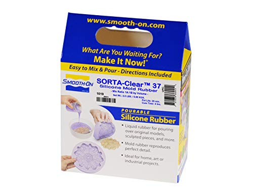 Smooth-On SORTA CLEAR 37 Silicone FOOD SAFE - 2 Pint Kit - Silicone Mould Making Material EASY von Smooth-On