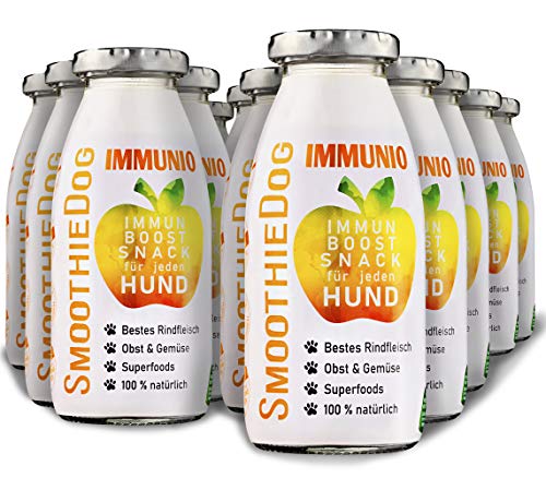 SmoothieDog Hundesmoothie 12er Immunio (Rind) - Flüssiges Hundeleckerli - Zucker- & glutenfrei - je 250ml SmoothieDog Hundesmoothie 12er Immunio (Rind) - Flüssiges Hundeleckerli - Zucker- & glutenfrei - je 250ml von SmoothieDog