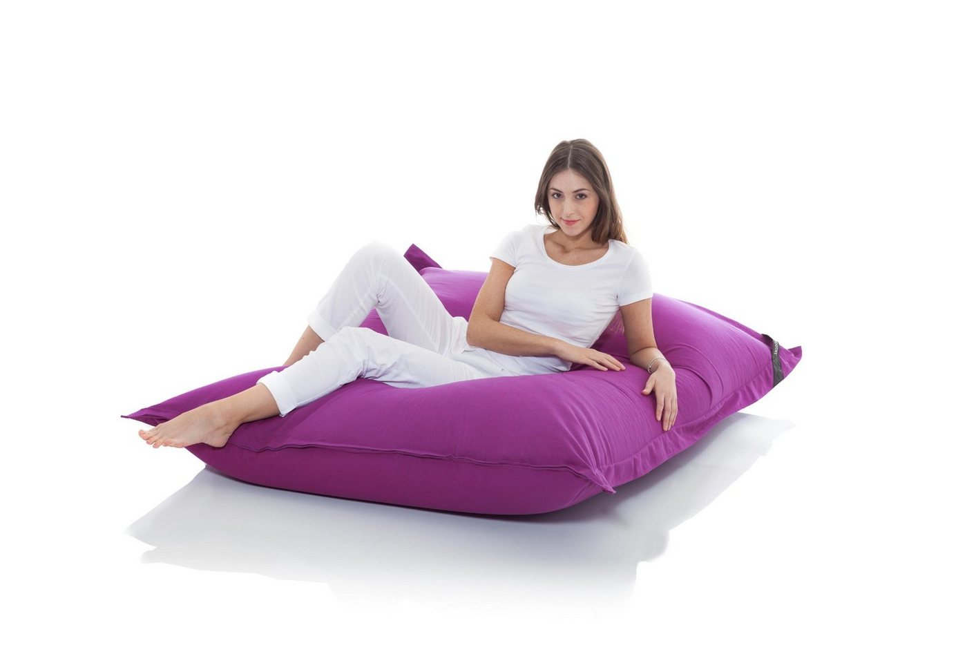 Smoothy Sitzsack Cotton Indoor XXL (180 x 140 cm), Riesensitzsack Sitzkissen Sessel aus Baumwolle von Smoothy