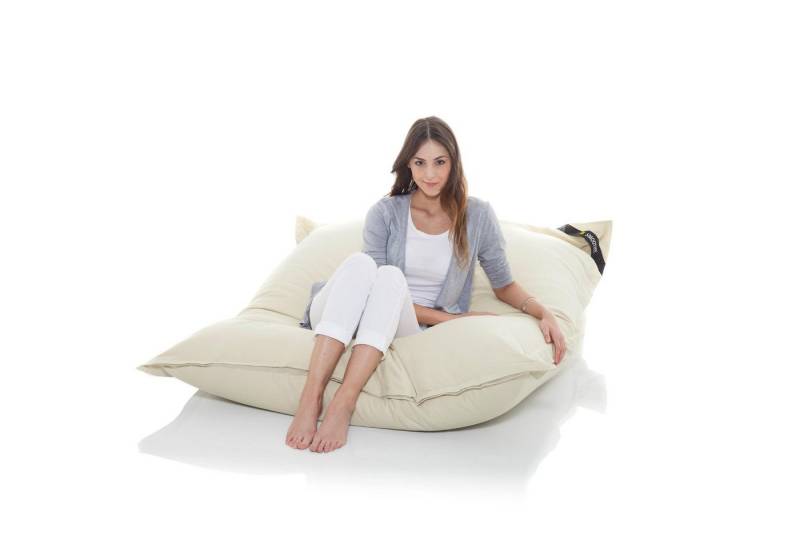 Smoothy Sitzsack Cotton Indoor XXL (180 x 140 cm), Riesensitzsack Sitzkissen Sessel aus Baumwolle von Smoothy