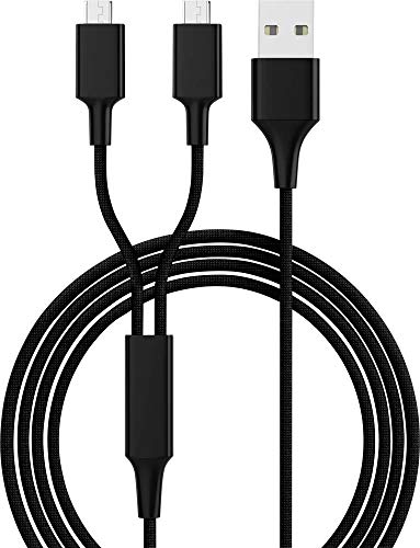 Smrter Hydra_Duo_M_BK Ladekabel 2.0 A, USB-Micro-B Stecker 1.20m Schwarz, 3 Stück von Smrter