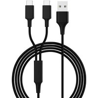 Smrter USB-Ladekabel USB 2.0 USB-A Stecker, USB-C® Stecker 1.20m Schwarz SMRTER_HYDRA_DUO_C_BK von Smrter