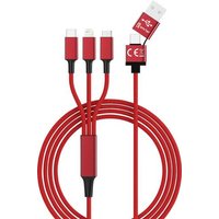 Smrter USB-Ladekabel USB 2.0 USB-A Stecker, USB-C® Stecker, Apple Lightning Stecker, USB-Micro-B St von Smrter