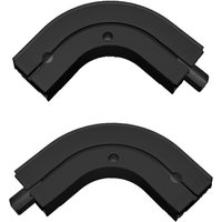 SN DECO GROUP Gardinenschiene "Rundbogen für Vorhangschiene SH (1), Paar" 1 läufig-läufig von Sn Deco Group