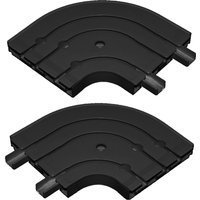 SN DECO GROUP Gardinenschiene "Rundbogen für Vorhangschiene SH (1), Paar" 3 läufig-läufig von Sn Deco Group