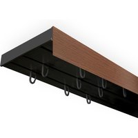 SN DECO GROUP Gardinenschiene "Vorhangschiene SH (1) mit Blende 5 cm", 3 läufig-läufig, Fixmaß von Sn Deco Group