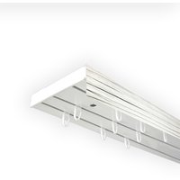 SN DECO GROUP Gardinenschiene "Vorhangschiene SH mit Blende", 3 läufig-läufig, Fixmaß von Sn Deco Group