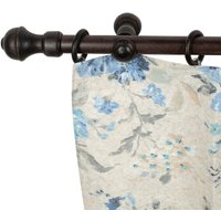 SN DECO GROUP Gardinenstange "Ares", 1 läufig-läufig, Fixmaß, 28 mm, Holz, verschiedene Längen und Farben, Komplettset von Sn Deco Group
