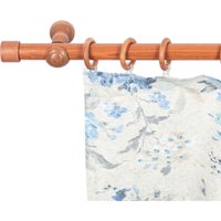 SN DECO GROUP Gardinenstange "Cafiro", 1 läufig-läufig, Fixmaß, 28 mm, Holz, verschiedene Längen und Farben, Komplettset von Sn Deco Group