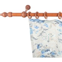 SN DECO GROUP Gardinenstange "Filigrano", 1 läufig-läufig, Fixmaß, 28 mm, Holz, verschiedene Längen und Farben, Komplettset von Sn Deco Group