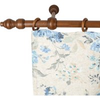 SN DECO GROUP Gardinenstange "Filigrano", 1 läufig-läufig, Fixmaß, 28 mm, Holz, verschiedene Längen und Farben, Komplettset von Sn Deco Group